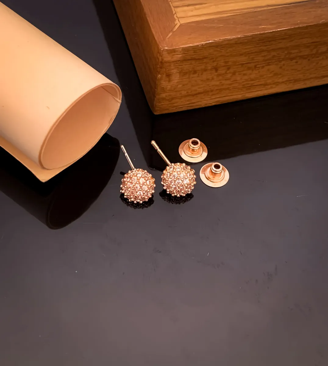 Buy 1 Get 1 Free -Sparkling Elegance: American Diamond Fancy Earrings