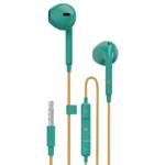 ZEBRONICS DC Aquaman Edition Buds 30 3.5mm Stereo Earphone with Inline Microphone for Calling, Volume Control, Multifunction Button, 14mm Drivers, Stylish eartip Design and 1.2 Meter Durable Cable