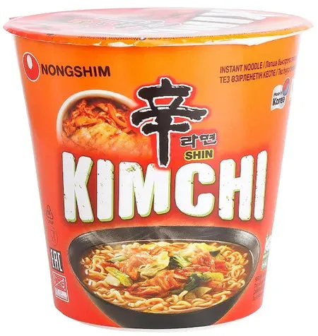 Nongshim Kimchi Cup Noodle Soup, 75G