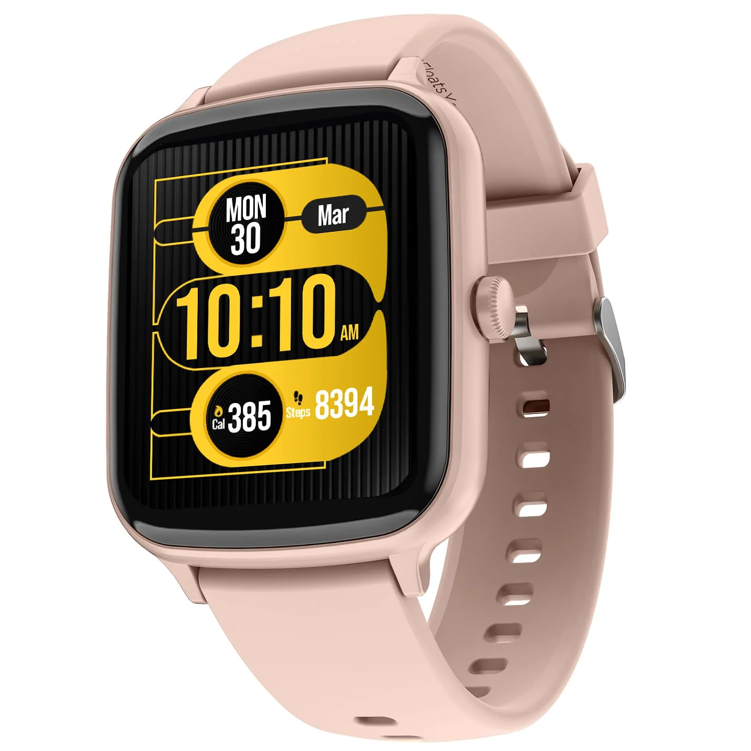 boAt Wave Style Call Smart Watch with Advanced BT Calling Chip,DIY Watch Face Studio, Coins, 1.69" HD Display, Health Ecosystem, Live Cricket Scores, Quick Replies, HR & SpO2(Cherry Blossom)
