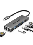 Lemorele 5 in 1 USB C Hub HDMI Multiport Adapter USB C Dock with 4K HDMI, 3*USB A, 100W PD Compatible with iPad Pro, MacBook Pro/Air M1, Switch, PS4, Xbox etc.