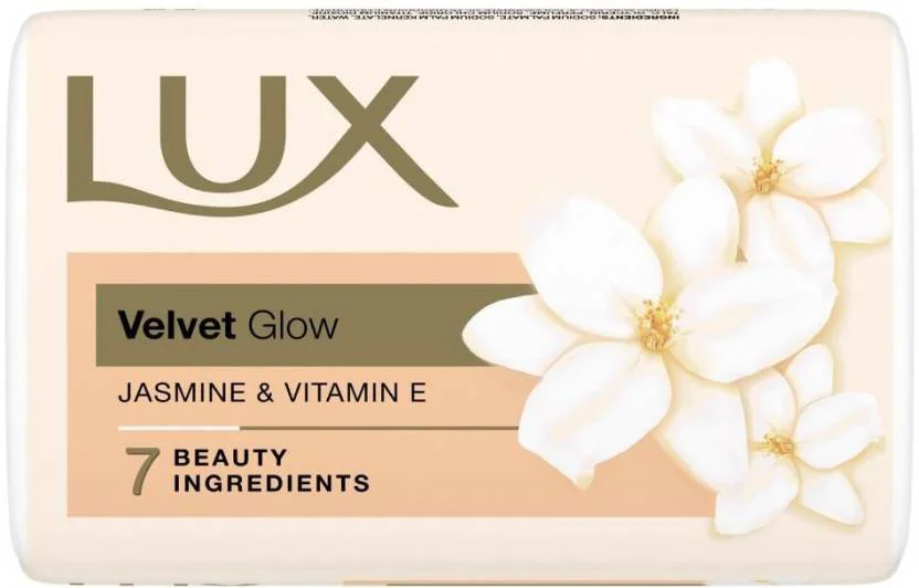 LUX Velvet Glow Jasmine & Vitamin E For Glowing Skin Beauty Soap, 45g