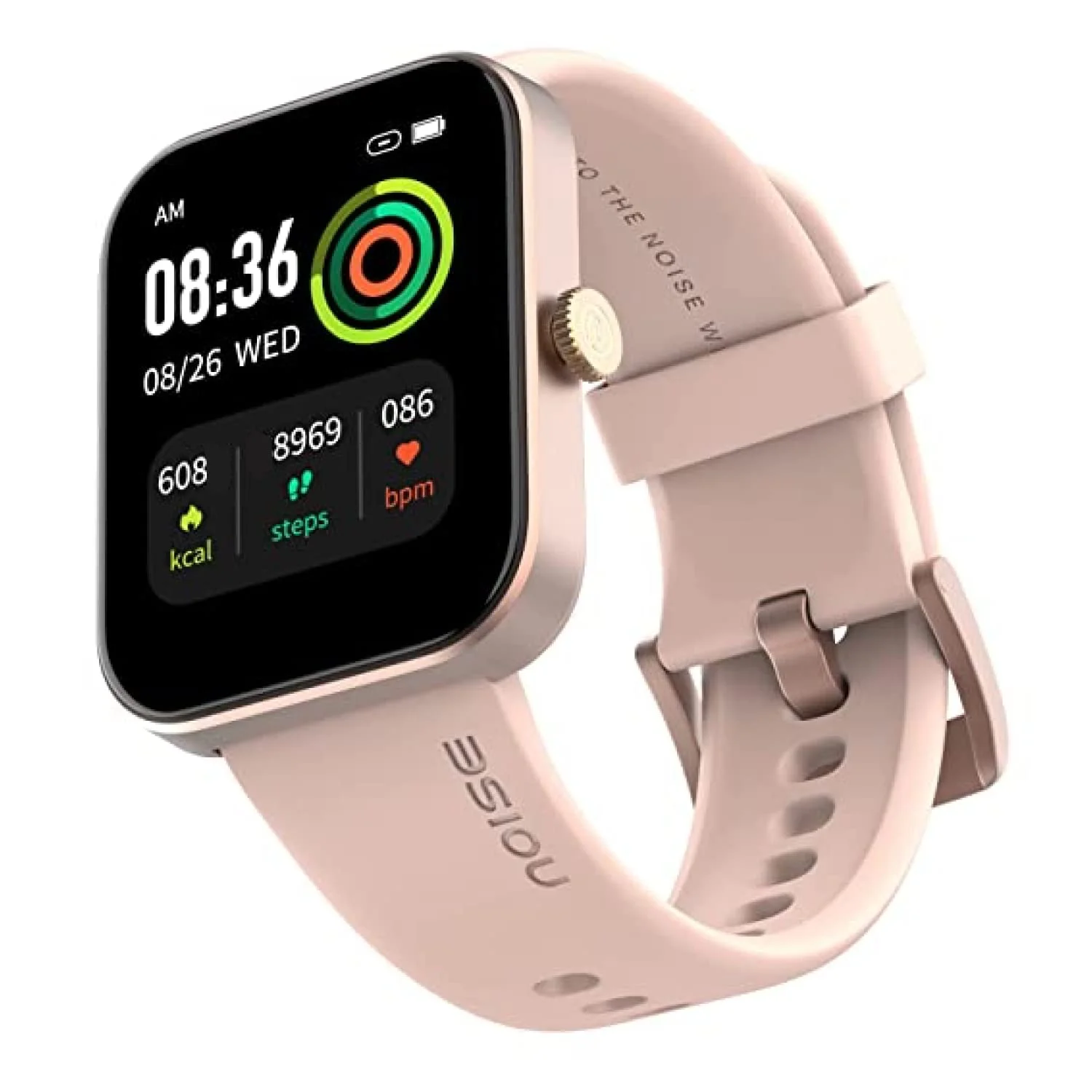 Noise ColorFit Pulse Grand Smart Watch with 1.69" HD Display (Rose Pink)