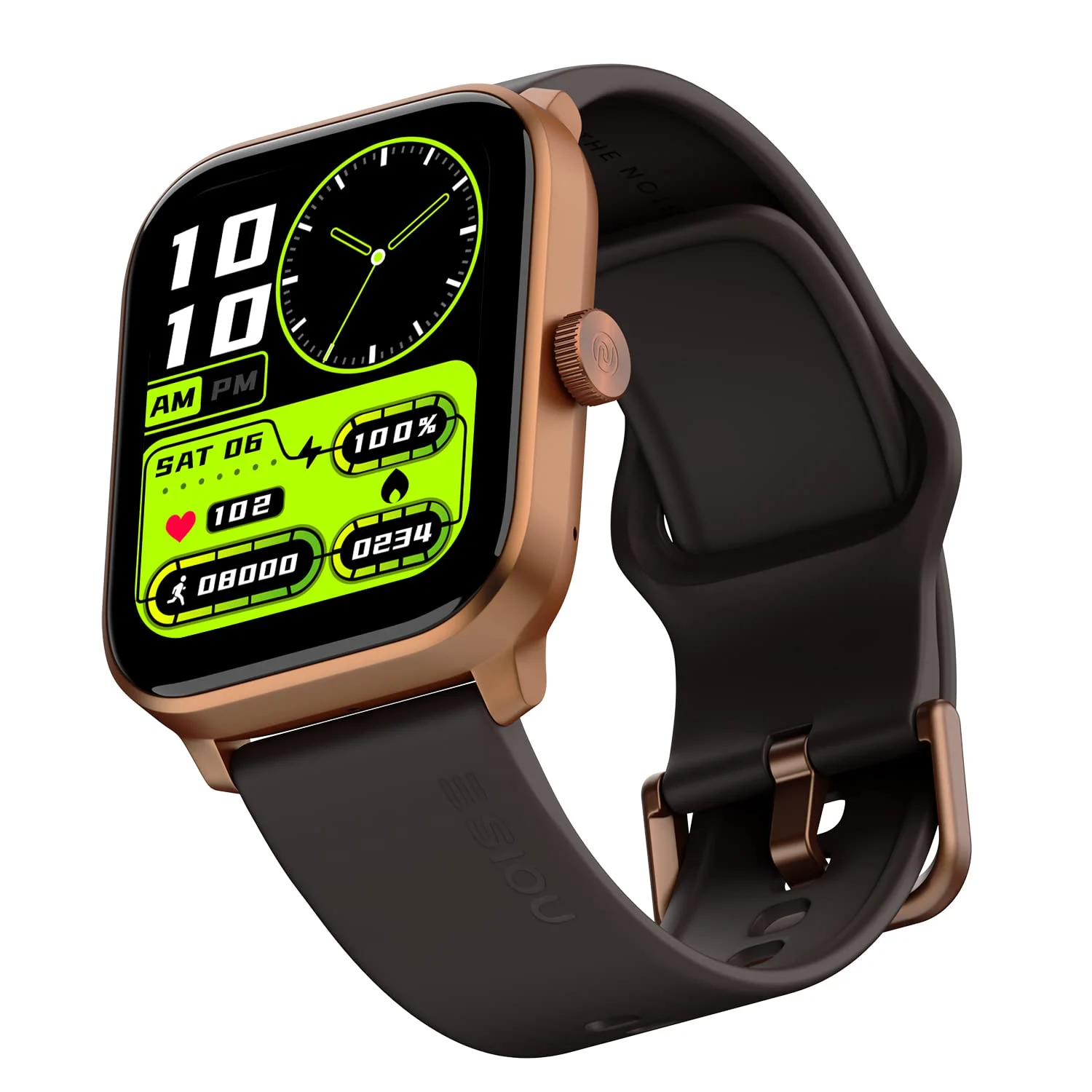 Noise Pro 4 GPS Smart Watch with GPS Built-in (Copper Brown)