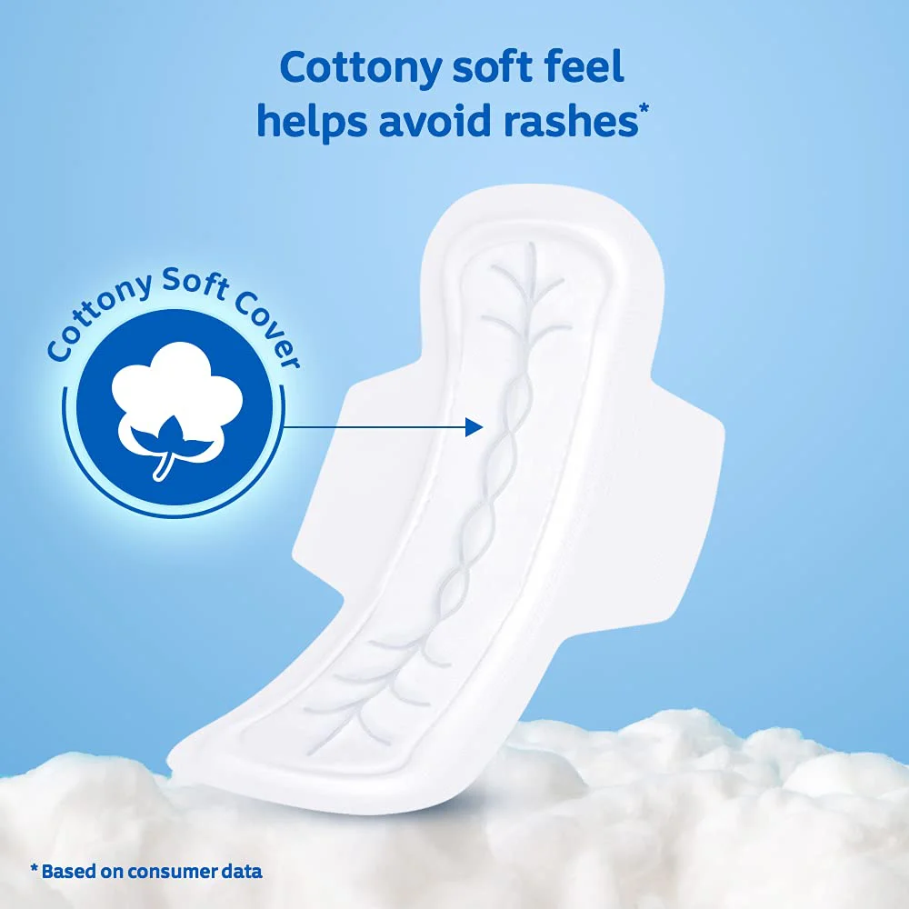 Stayfree Secure Cottony Soft Cover Sanitary Pads For Women Combo, 20s x 2, X-Large, Pack of 40 - image 5