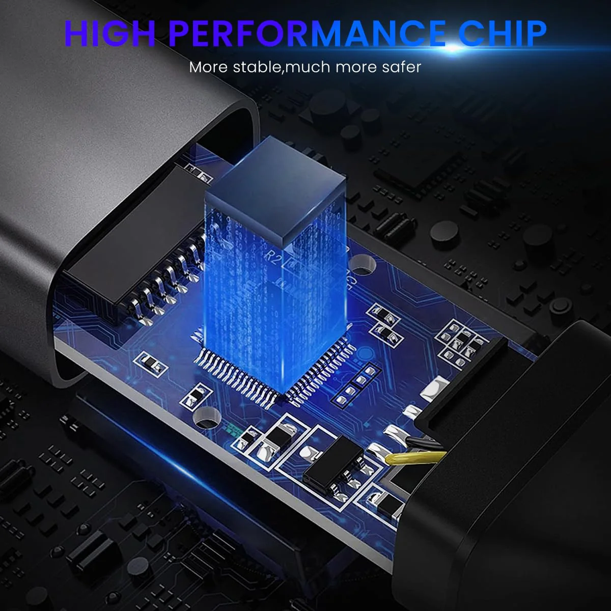 Verilux® USB HUB 3.0 for PC, 4-in-1 Type C HUB with 1 USB 3.0, 2 USB 2.0 & 100Mbps Ethernet Port, Type C/USB Ethernet Adapter for Laptop LAN Connetor Support Windows, Chromebook, Mac, Linux - image 5