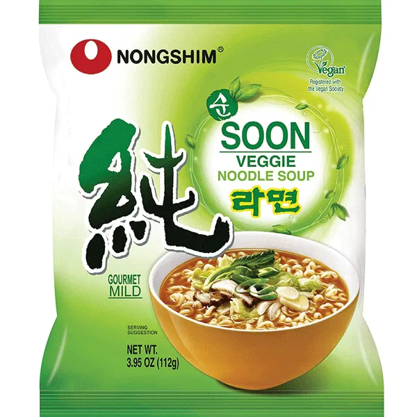 Nongshim Soon Veggie Ramyun Noodles - 112gm
