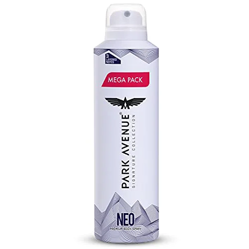 4x Park Avenue Neo Perfume For Men Fresh Long Lasting Fragrance - Pack of 4 - 220 ml each