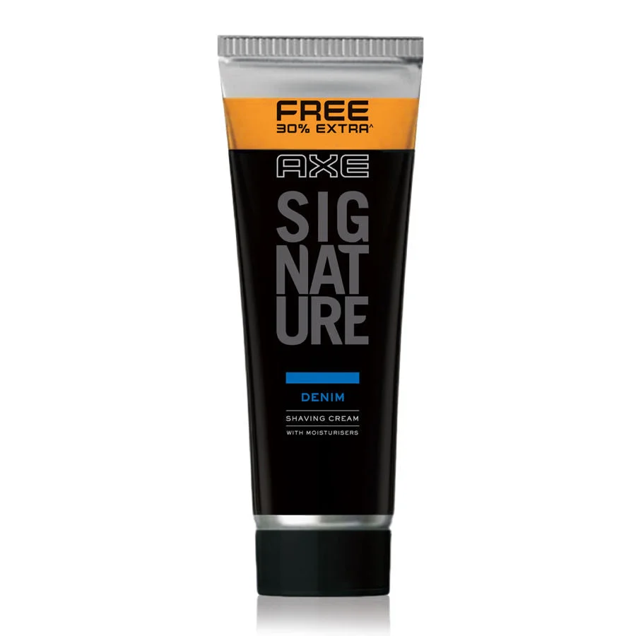 Axe Signature Denim Lather Shaving Cream, 78 g