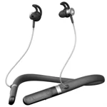 Boult Audio ZCharge Wireless in Ear Bluetooth Neckband with ENC Mic, 40H Playtime, Type-C Fast Charging (10Mins=15Hrs Playtime), Dual Pairing, Made in India, Biggest 14.2mm Drivers Ear Phones (Black)