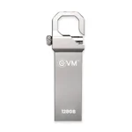 EVM EnStore 128GB Metal USB 2.0 Flash Drive - High Read Speeds up to 15MB/s & Write Speeds up to 8MB/s - Durable Metal Casing - Ideal for Data Transfer & Storage - (EVMPD/128GB)