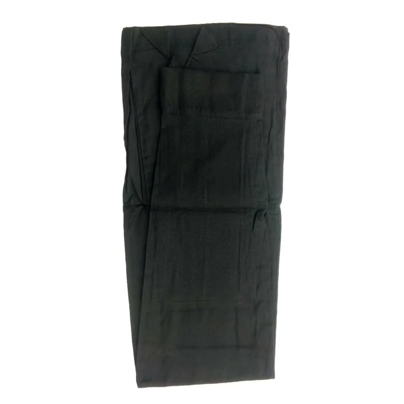 SGH Women's Pure Cotton Best Plain Solid Indian Stitched Saree Black Color Petticoats 100% Vimal Cotton (Free Size,42) - image 5