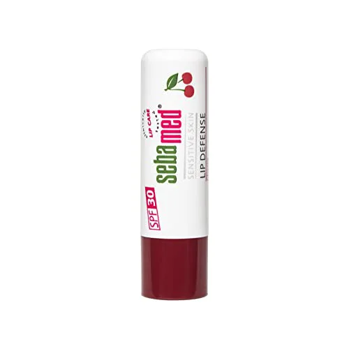 Sebamed Lip defense 4.8gm, Cherry | SPF 30 |Lip balm for Dry & Chapped lips with natual oil & Vitamin E | UV protection | Dermatologically tested - image 2