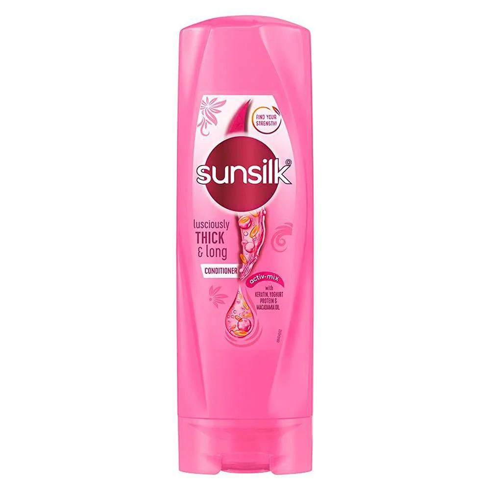 Sunsilk Lusciously Thick & Long Fresh Nourishing Conditioner 180 Ml,1 Count - image 2