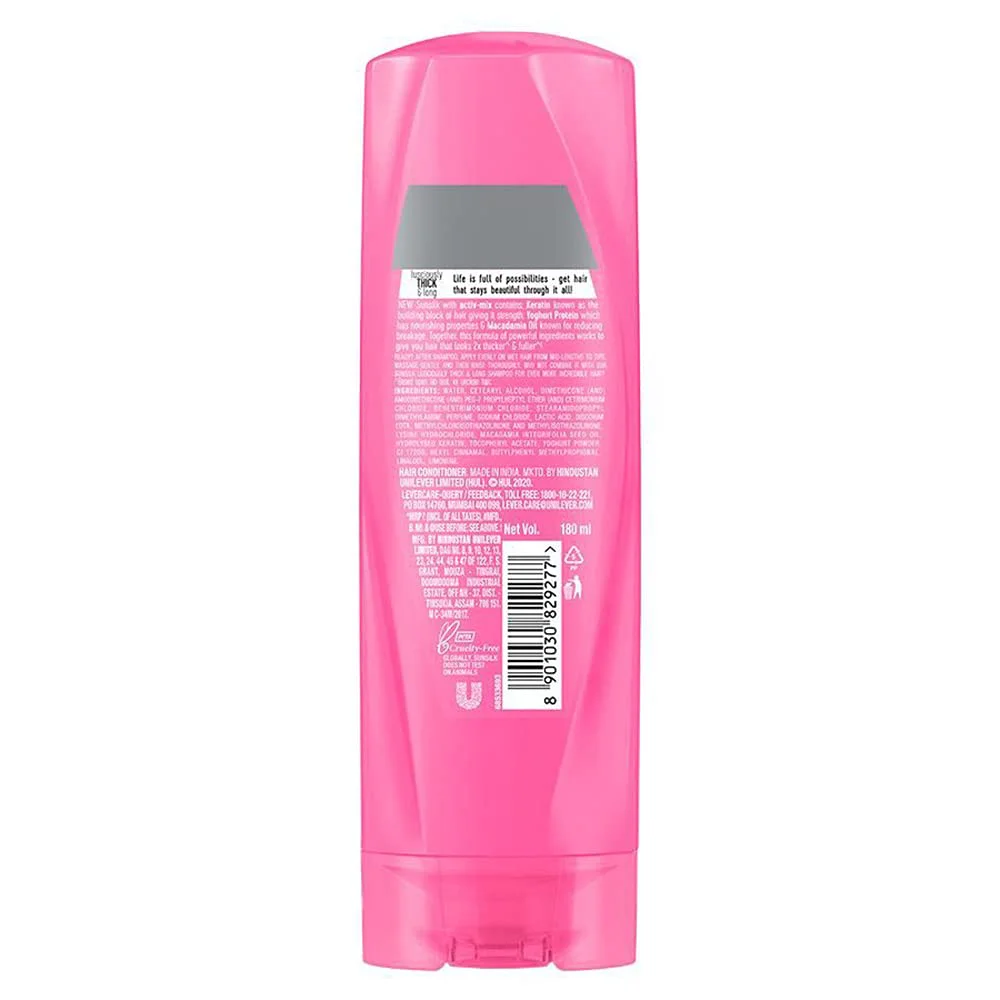 Sunsilk Lusciously Thick & Long Fresh Nourishing Conditioner 180 Ml,1 Count - image 3
