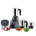 Butterfly Hero 500W Mixer Grinder And Vegetable Chopper, Grey - 500 Watts