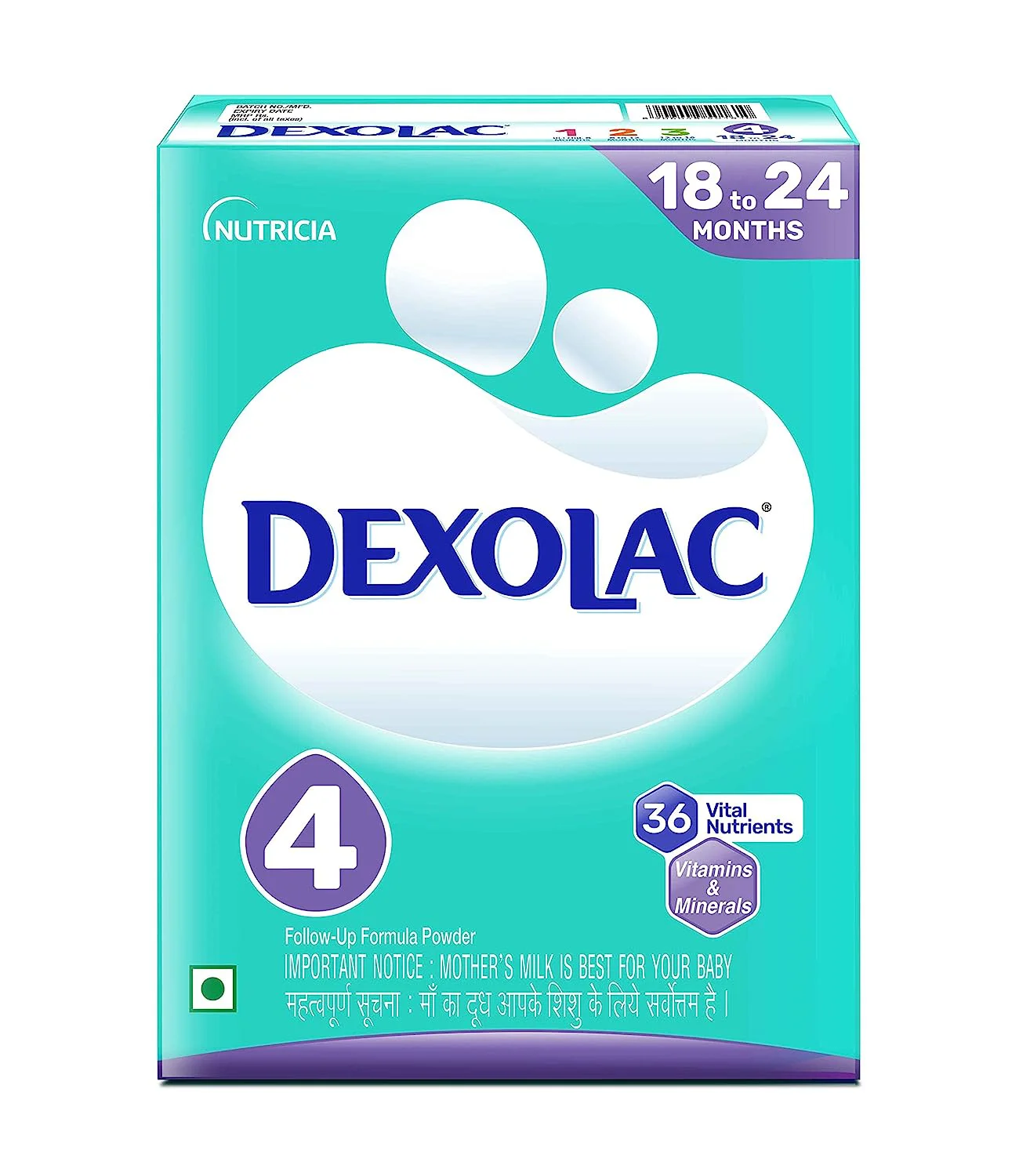 Dexolac Follow Up Infant Formula Milk Powder for Babies - Stage 4 (18 to 24 months)