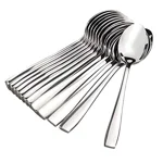 Kodenipr Club Stainless Steel Dinning, Dinner Spoons, Table Spoon Set of 12, Length 16.6cm (Medium Spoon)