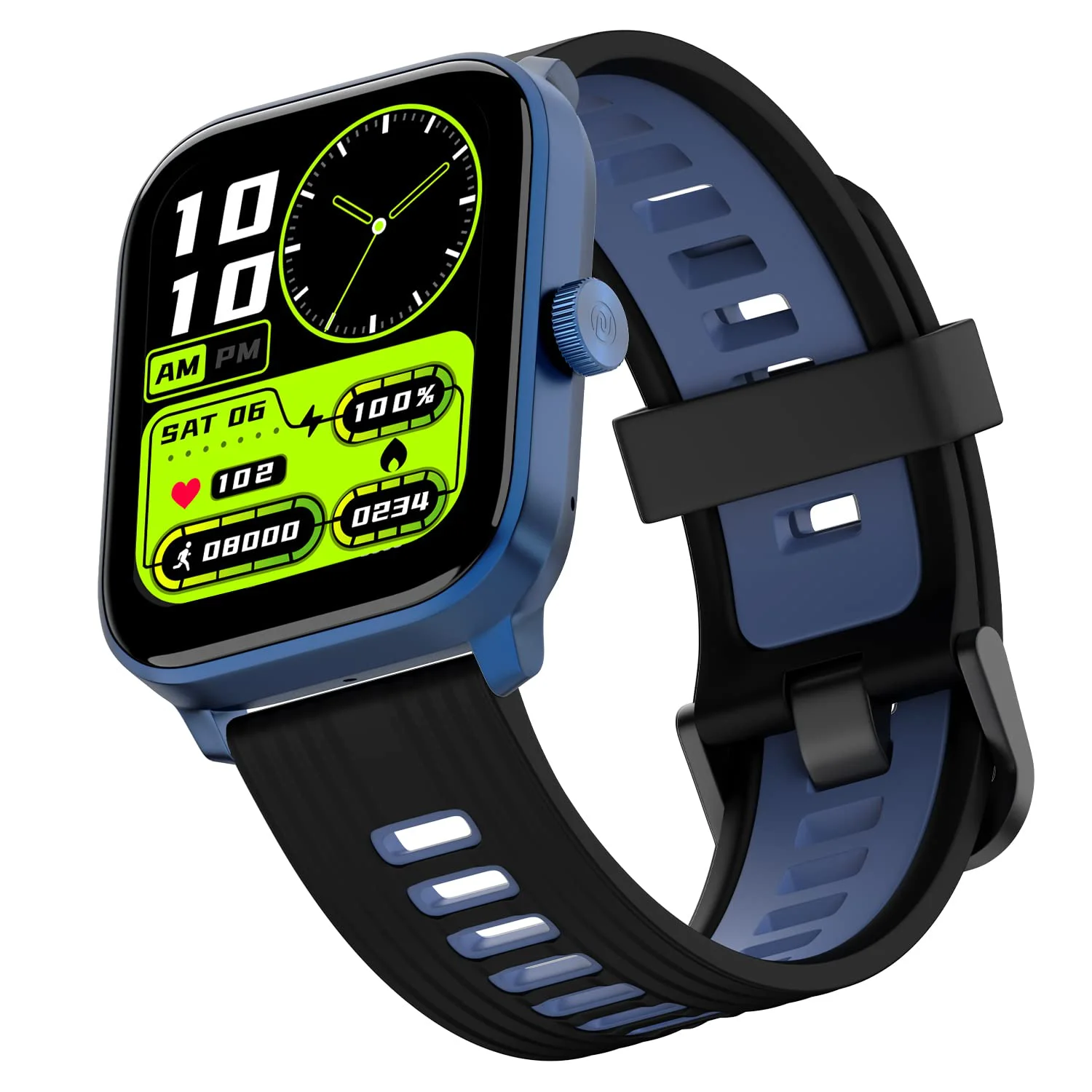 Noise Pro 4 GPS Smart Watch with GPS Built-in 1.85" Display (Active Blue)