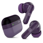 pTron Newly Launched Zenbuds 1 ANC Earbuds, 28dB Active Noise Cancellation TWS, Quad Mic TruTalk ENC Calls, 60Hrs Playtime, 45ms Game/Movie Mode & in-Ear Bluetooth 5.3 Wireless Headphones (Purple)