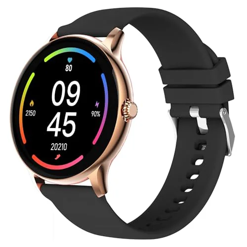 Fire-Boltt Phoenix Pro 1.39" Bluetooth Calling Smartwatch, AI Voice Assistant, Metal Body with 120+ Sports Modes, SpO2, Heart Rate Monitoring (Gold Black)