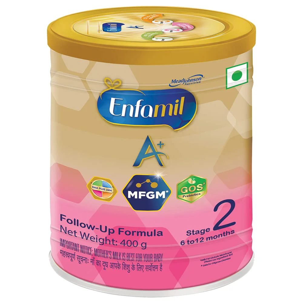 Enfamil A+ Stage 2 Follow Up Formula - 400 g (6 Months Onward)