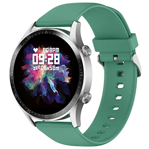 Fire-Boltt Talk 2 Pro Bluetooth Calling Smartwatch, 1.39" TFT Display with Dual Button, Hands On Voice Assistance, 120 Sports Modes, in Built Mic & Speaker with IP68 Rating (Green)