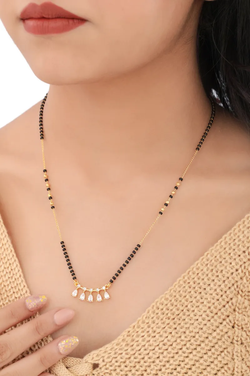 Buy 1 Get 1 Free - Sparkling Drop Bar Mangalsutra