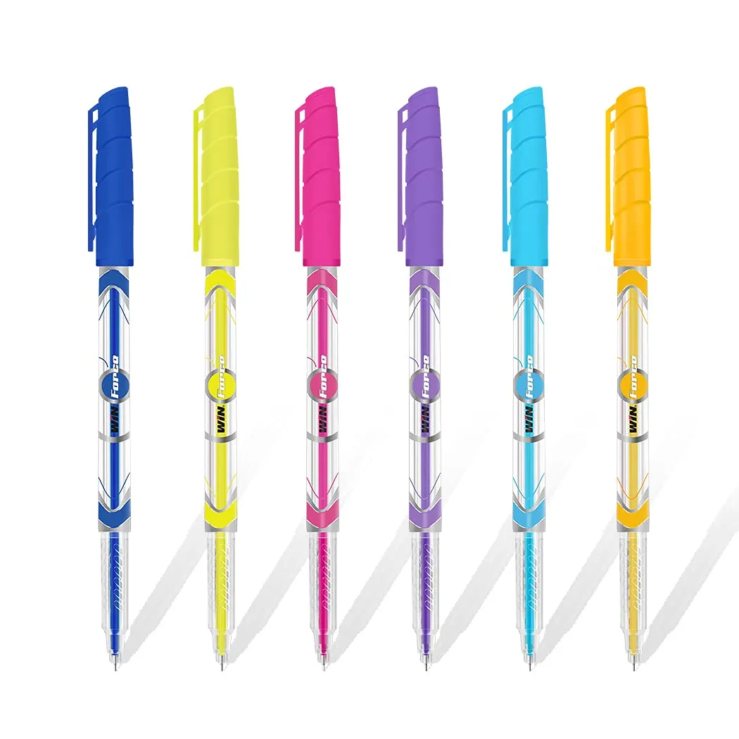 Win Force Ball Pen Blue (5Pcs Pouch)