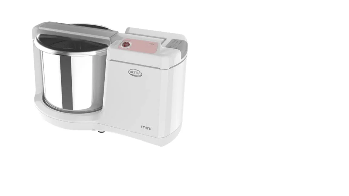 Ultra Mini Wet Grinder 1.25L, Patented Conical Stones, ABS Body, Multiutility Drum, CE Certified in House Motor with 5 Years Warranty, AISI 304 Food Grade Stainless Steel, 85W Power, 230V(White) - image 5