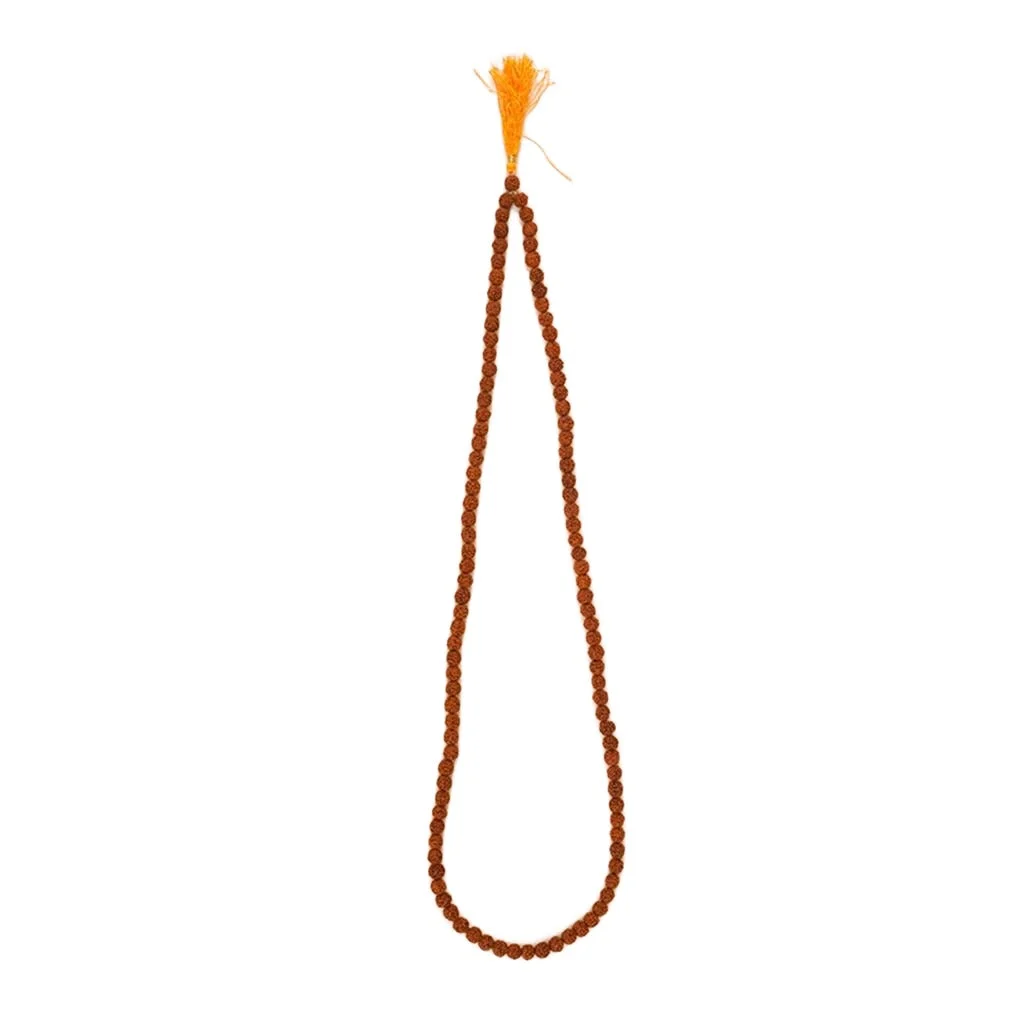 Authentic Isha Panchamukhi (five-faced) Rudraksha Mala. Consecrated at Dhyanalinga. Your cocoon of energy (7.5 mm)