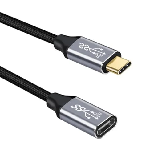 Verilux® USB Type C Cable, 1M/3.3ft USB 3.1 Type C Male to Female Extender Cable, 100W 20V/5A Fast Charging Extension Cable, 4K video Output, Gen2/10Gbps USB C to USB C Cable for Laptop, PC, Macbook - image 2