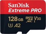 SanDisk Extreme Pro® 128GB microSDXC¢ UHS-I, 200MB/s Read, 90MB/s Write Memory Card for 4K Video on Smartphones, Action Cams and Drones