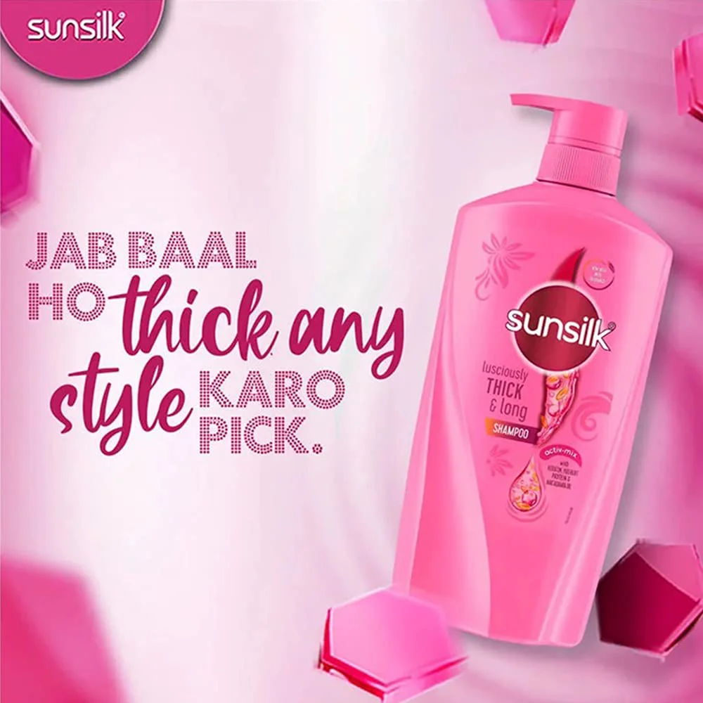 Sunsilk Lusciously Thick & Long Shampoo, 650 ml - image 3