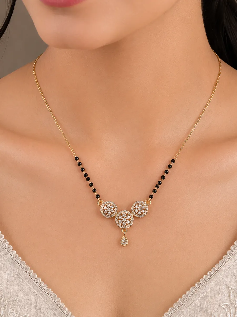 Buy 1 Get 1 Free - Celestial Trio Drop Mangalsutra