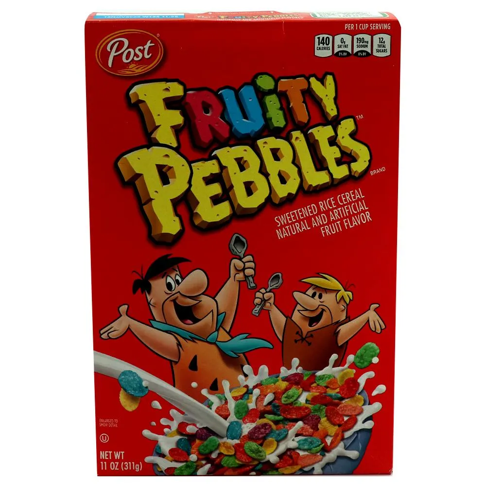 Post Cereal Fruity Pebbles Box, 311 g