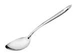 SignoraWare Kitchen Tools Stainless Steel (Food Grade) Heavy Gauge (1.1 MM) Classic Solid Pan Spoon No.4 (Serving Spoon) Chamcha for Serving Rice/Pasta/Subzi (Size 26.7 cm)