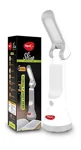 Pigeon Dhruv Shine 2 in 1 Desk and Torch Emergency Lamp with 1200 mAh and 8 Hours Backup (White, Pack of 1, Plastic)