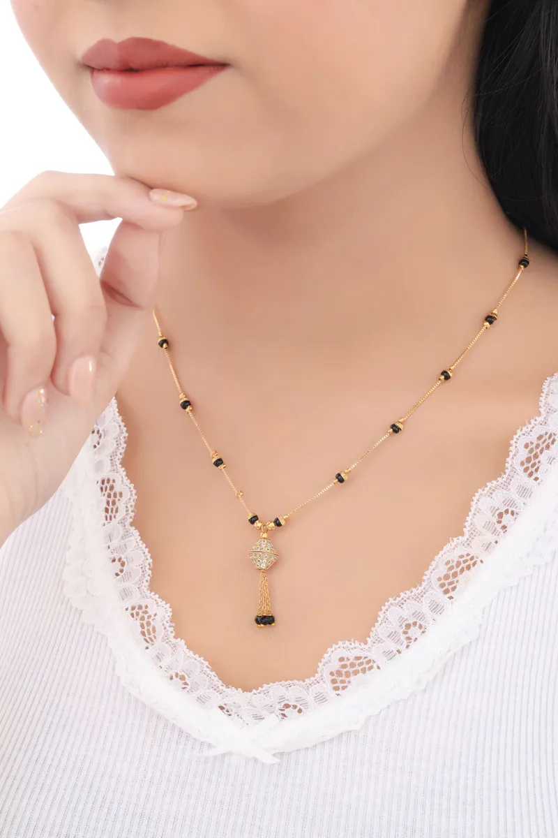 Buy 1 Get 1 Free - Jhumka Drop Mangalsutra