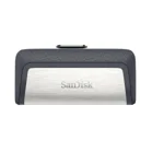 SanDisk Ultra Dual USB Drive 3.1, SDDDC2-256G-I35 256GB, USB 3.1/Type C Reversible Connector, Retractable Design, Type-C OTG-Enabled Android Devices, 5Y (Black, Silver)
