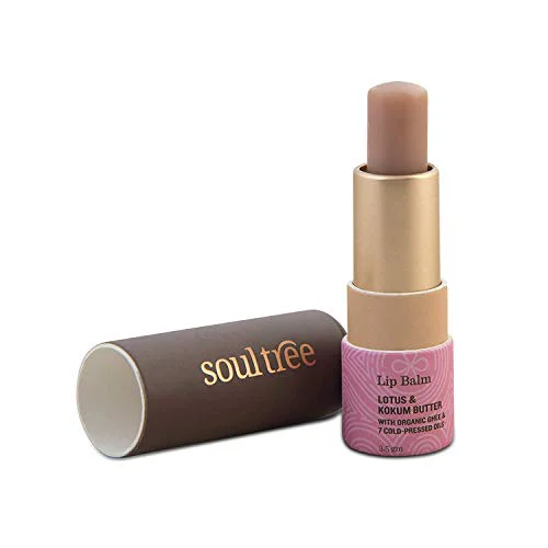 SoulTree Lip Balm - Lotus and Kokum Butter | Heal & Moisturise Lips - 3.5gm - image 2