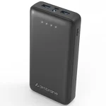 Ambrane 27000mAh Li-Polymer Powerbank with Type C and USB Ports | Fast Charging for Smartphones, Smart Watches, Neckbands & Other Devices (PP-30 Pro, Black)