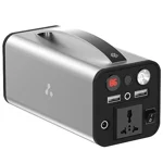 Ambrane 200W Portable Power Station Generator Perfect for Camping, Road Trips, Emergency Power, and More with Power Socket, 2 USB A, 1 DC, and 1 AC Port with LED light (Powerhub 200)