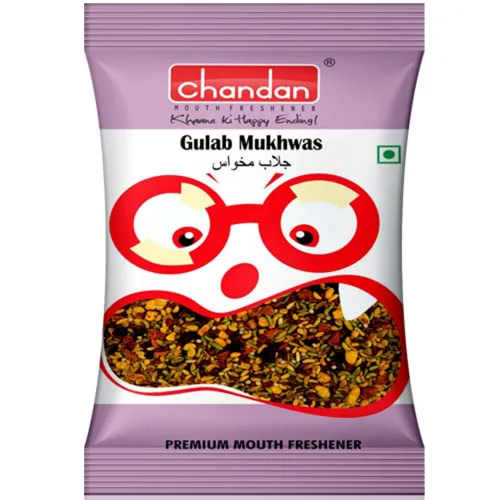 Chandan Mouth Freshener Gulab Mukhwas | 100g | Contains Rose Flavoured Mukhwas from Rose Petals