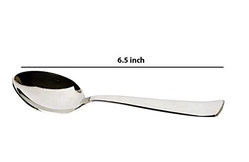 Whiteibis Stainless Steel Medium Dinner/Table Spoon Set - Set of 6 - image 3