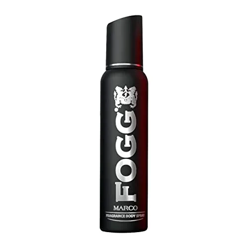 4x Fogg Marco No Gas Deodorant for Men, Long-Lasting Perfume Body Spray, 150 ml each - Pack of 4