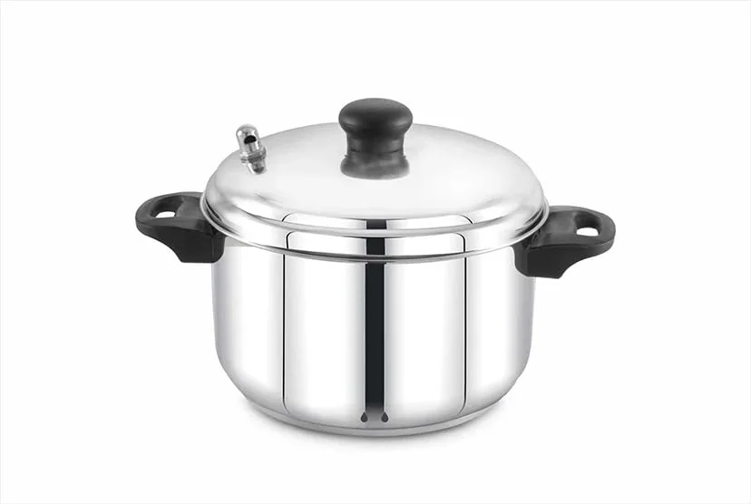 Praylady 3ply base 16 idly cooker with 4 plates - durable, even heating, Stay cool handles, perfect for fluffy idlis/Sandhwich bottom/induction base