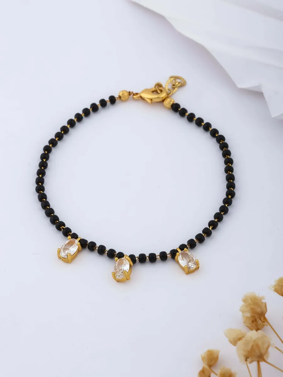 Fancy High Gold Plated Delicate Hand Mangalsutra