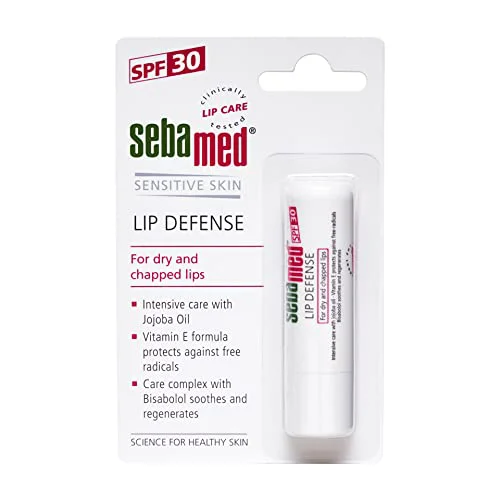 SebaMed Lip Defense 4.8Gm | Spf 30 |Lip Balm For Dry & Chapped Lips With Natual Oil & Vitamin E | Uv Protection | Dermatologically Tested, White - image 2
