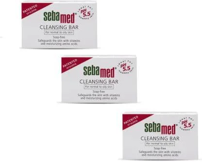 Sebamed Cleansing bar for Men and Women,100g - Pack of(3 * 100g) (3 x 100 g) - image 2